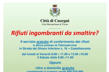 15 Luglio 2023 Raccolta ingombranti