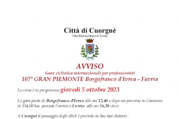 107&#176; GRAN PIEMONTE Borgofranco d’Ivrea - Favria