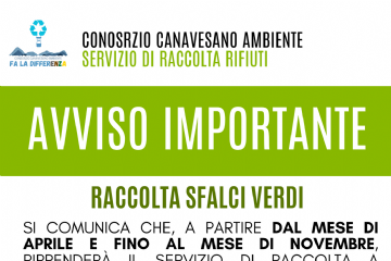 Raccolta sfasci verdi