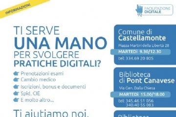 Ti serve una mano per svolgere pratiche digitali?